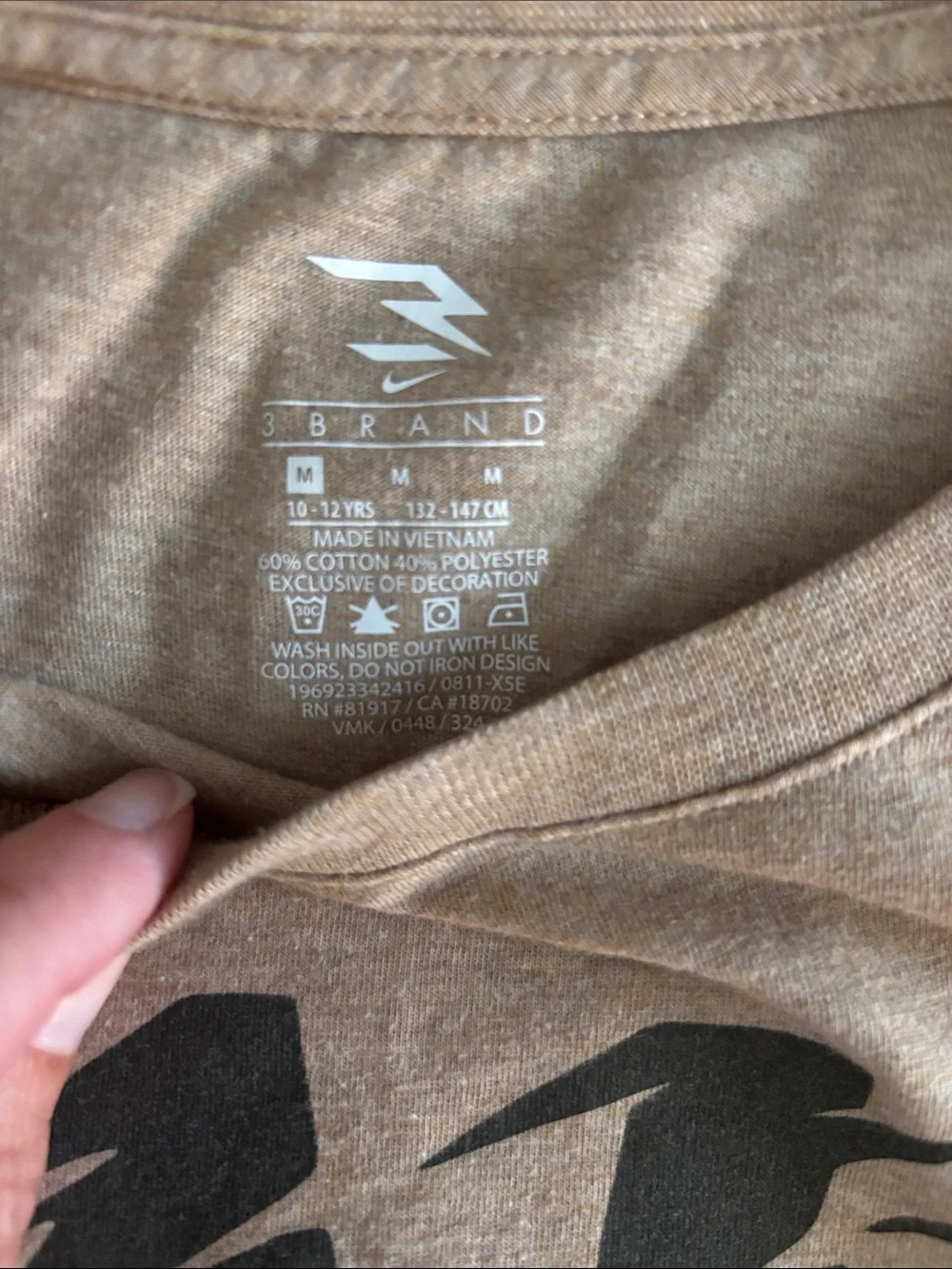 Boys Brown Nike T-Shirt M 10 12